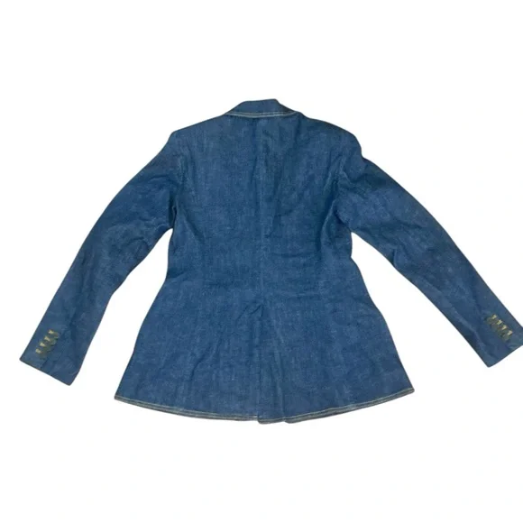 Jonathan Simkhai Denim Blazer- New with Tags- Size 6- GORGEOUS! - Picture 3 of 5